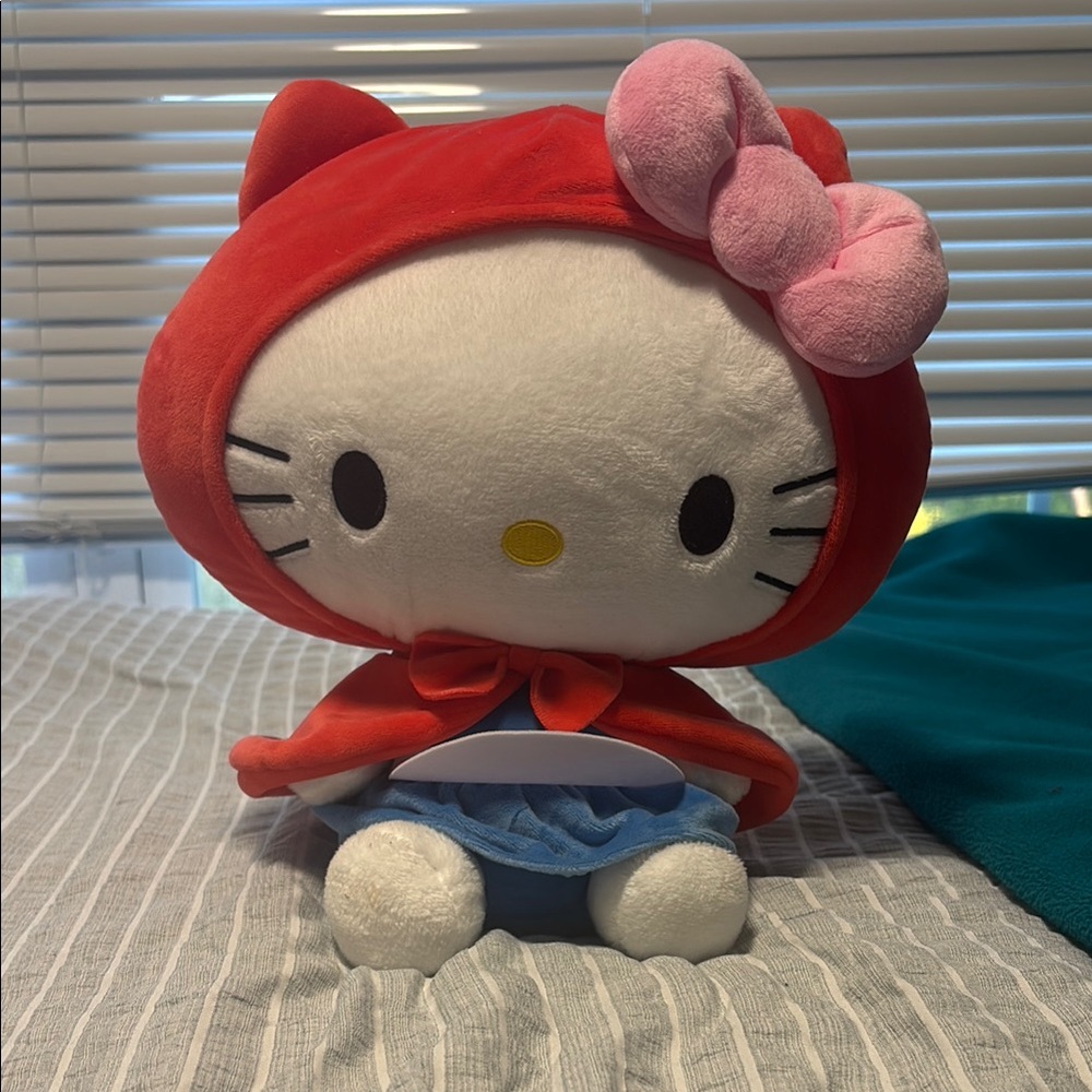 Sanrio Hello Kitty in Fairy Tale Costume Little Red Riding Hood Plush